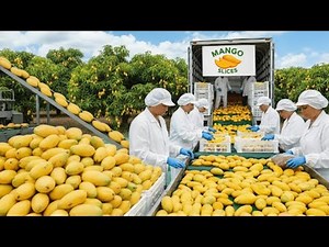How Mango Slices Is Made In Factory (Full Process)