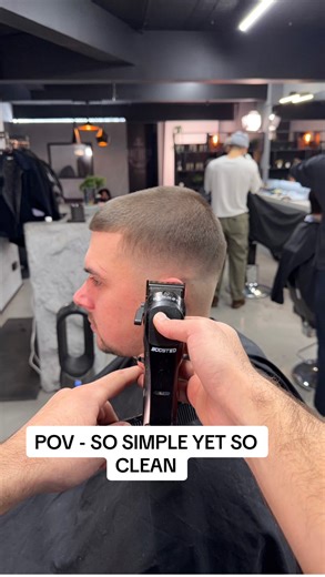 POV - SO SIMPLE YET SO CLEAN #pov #tutorial #hairstyle #ASMR #SATISFYING | Theguy Thatcutshair