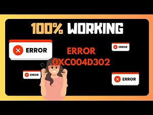 EASY FIX For Error 0xC004D302 On A Computer Running Microsoft Windows Non-Core Edition In Windows