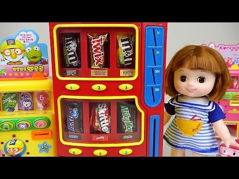 Candy Dispenser and Baby Doll toys play
