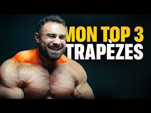 TRAPEZOIDAL MUSCLES: The 3 BEST EXERCISES (by a pro bodybuilder)