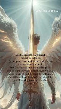 A Moment of Peace: A Calming St. Michael Prayer #prayer #stmichael #catholic #christianprayer