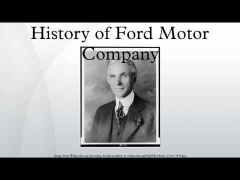History of Ford Motor Company