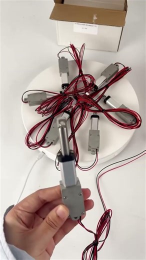 All-metal high-temperature micro linear actuator with high-temp Teflon power cable#actuator #dcmotor