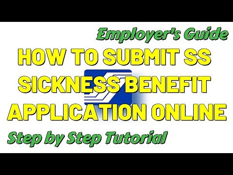 HOW EMPLOYER SUBMIT SS SICKNESS BENEFIT NOTIFICATION ONLINE | HOW TO SUBMIT SS SICKNESS BENEFIT