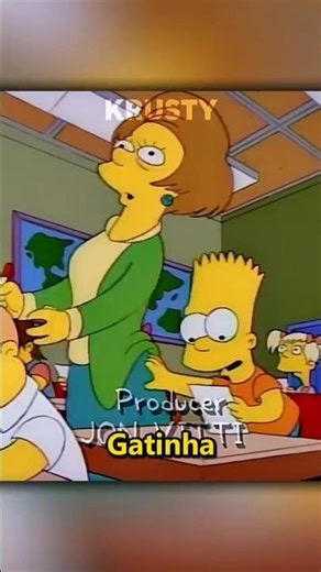 Bart does everything to improve his grades #simpsons