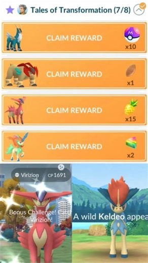 Full Tales of Transformation special research (Visit channel full Video) #pokemongo #shorts #pokemon