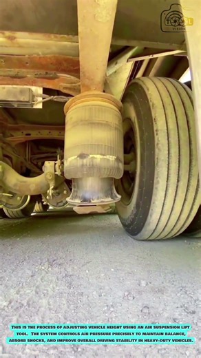 Air Suspension Lift System Tool: Adjustable Truck Height Control for Heavy Vehicle Stability