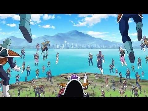 Frieza and his forces arrives on earth