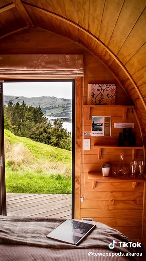 Are you planning a trip to New Zealand? Come and stay with us here at Akaroa, Banks Peninsula, South Island, New Zealand. #tewepu #glampingnewzealand #outdoorbath #roomwithaview #glamping