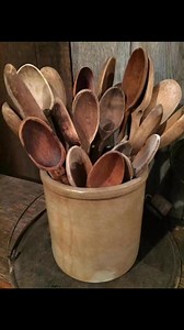 47K views · 965 reactions | Display ideas for old wooden spoon collections ♥️ Enjoy! *all images from Pinterest for decorating inspiration only #fblifestyle #antiques #decor #HomeDecorInspo #homedecorlovers #antiquesofinstagram #antiquesandcollectibles #reuse #farmhousedecor #reusereducerecycle #woodenspoon #vintagestyle #vintagefinds #vintagedecor #kitchengoals | Beth's Country Primitive Home Decor | Facebook