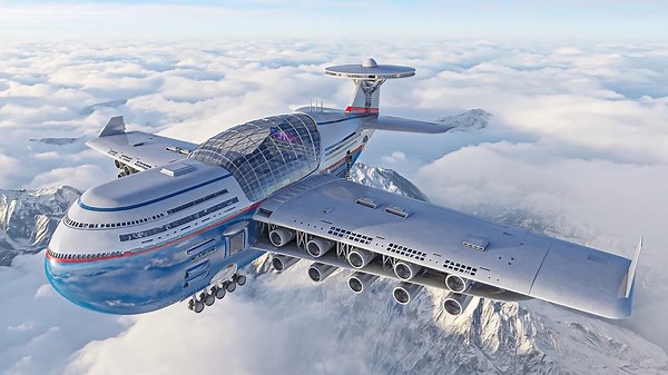 The Nuclear Powered Flying Hotel That Could End in Disaster - 5000 Passengers in the Sky