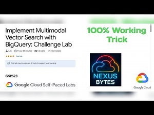 GSP523:Implement Multimodal vector Search withBigQuery: Challenge Lab | Latest Solution #googlecloud