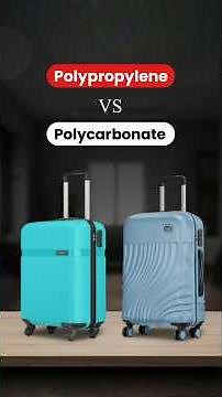 polycarbonate vs polypropylene luggage which is better 🔥 PC vs PP luggage #trolley #short #luggage
