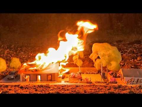 Suburban House on Fire!