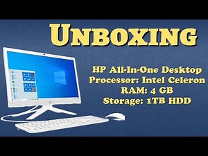 HP All in PC Unboxing & Set-up Process
