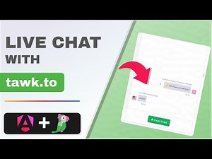 How to Easily Add Live Chat to your Angular Application using tawk.to for Free
