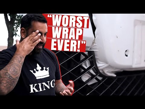 Exposing DISGUSTING "Worst Wrap Ever" on Bentley Continental GT