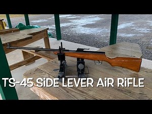 Chinese side lever pellet rifle TS-45 EM-45 first shots