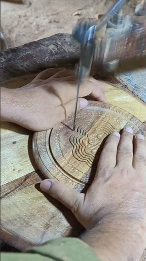 Cutting a Wooden Collapsible Basket with a Scroll Saw | Manufacturing Movements #shorts