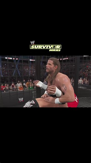 Triple H sends Shawn Michaels into the Pod. (WWE 2K15: Showcase) 4K (PS5). #wwe #shawnmichaels #tripleh #wwe2k15 #eliminationchamber
