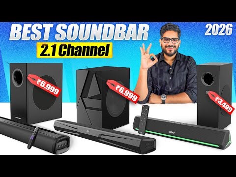 Best Soundbar Under ₹7000 in India (2026) 🔥 Top 6 Budget Soundbars with Subwoofer