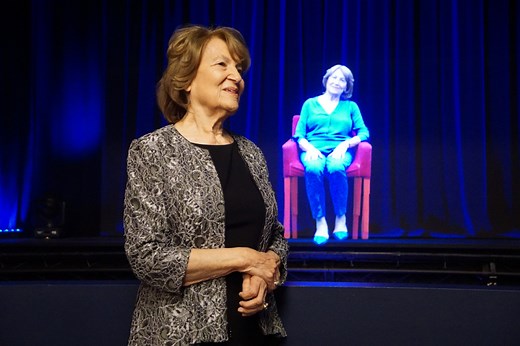 Interactive Holograms: Survivor Stories Experience - Illinois Holocaust Museum