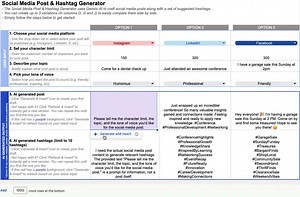 Ai-powered Social Media Post & Hashtag Generator - Etsy
