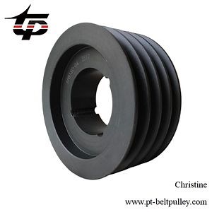 [Hot Item] V-Belt Pulley Spb 180-4 with Taper Bushing 2517 V Groove Belt Drive Wheel