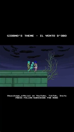 Giorno's Theme - Il Vento D'Oro [8-bit; VRC6] [16-bit; SNES] #Shorts