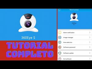 TUTORIAL COMPLETO app 360 eye CONFIGURAR CAMARA DE VIGILANCIA CON LA app 360 eye