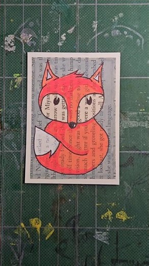 Fun doodle with Sharpie Creative Markers. Day 55 foxy #100dayproject #atc #createdaily #fox #draw