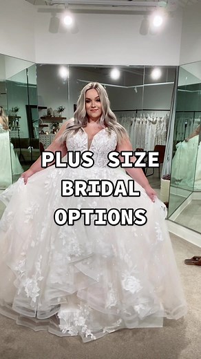 plus size wedding dresses I tried on at @True Society new location in Arizona 🫶🏼🫶🏼 #bride #plussizebridal #truesociety #essenseofaustralia #stellayork #wedding #plussize