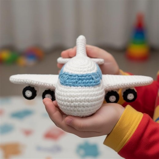 Amigurumi Airplane Crochet Pattern, Jumbo Jet Plushie PDF Tutorial, Rescue Planediy Aviation Toy, Pilot Gift, Baby Boy Nursery Decor - Etsy