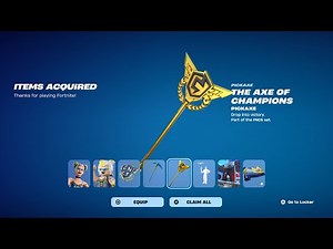 How To Get FNCS The Axe Of Champions Pickaxe For FREE! (Fortnite)