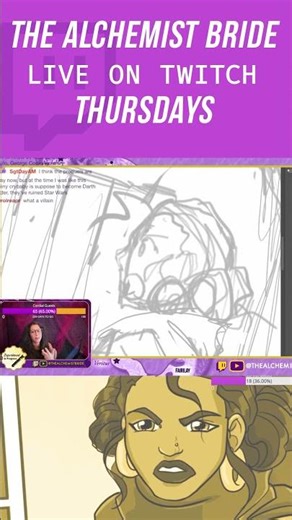 why did we abandon good villains | Drawing WEBTOON Live on #twitch #webtoon #dnd #drawing #comic