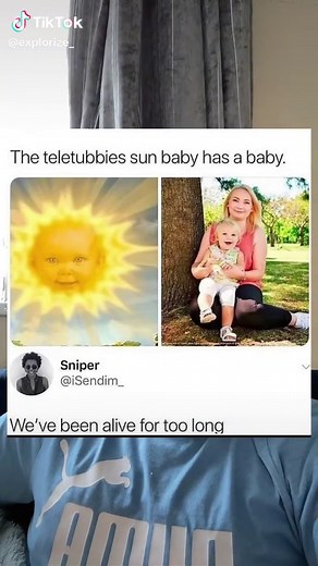 Teletubbies Swimming Pool Sun Baby Meme