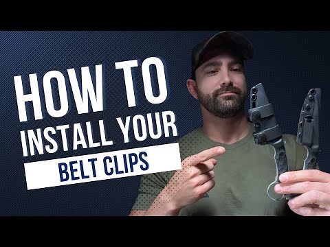How to Install Belt Clips on Your Tactical Knife