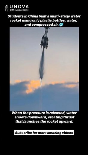 Students Built a Rocket Using Plastic Bottles 🚀🤯
