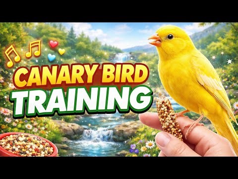 "Canary Singing Beautiful Sound (Real & Clear)"