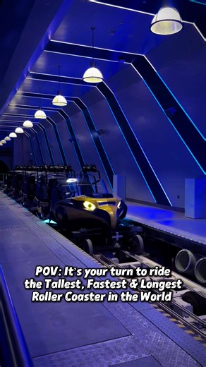 This is Falcon’s Flight — the world’s tallest, fastest & longest roller coaster at Six Flags Qiddiya 😳🔥 Hitting 250 km/h, 195 meters tall and 4,250 meters long… this is the ultimate dream for roller coaster lovers, theme park fans and extreme thrill seekers who love powerful, high-speed thrill rides 🎢💨 POV: the train rolls back into the station… and YOU are next in line to ride 😱 Record-breaking stats. Unreal speed. Non-stop adrenaline. This is one of the most extreme amusement park rides e