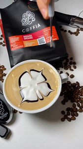 How to make butterfly latte art at home #reels #fyp #coffee #coffeetime #coffeelover #cafe #coffeeshop #coffeeaddict #food #espresso #love #coffeelovers #breakfast #barista #latte #tea #foodie #kopi #instagood #coffeegram #foodporn #coffeeholic | Miss Apple