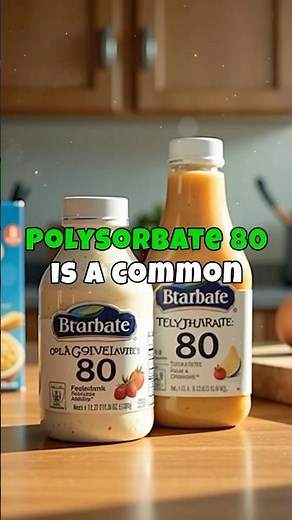 Polysorbate 80: The Hidden Ingredient in Your Food & Cosmetics! 😱