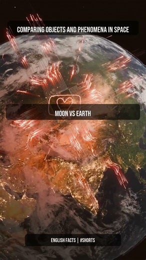 Comparing Objects and Phenomena in Space #Shorts
