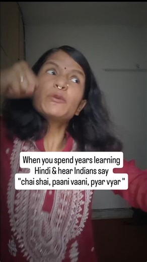 why do Indians say chai shai, pani vani, pyar vyar #learnhindi #learnhindionline #hindiforbeginners