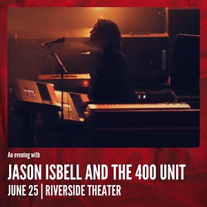 🔥Tickets going FAST🔥 This is your sign to end the "should I go!?" debate and see Jason Isbell And the 400 Unit at the Riverside Theater on June 25th! If you've seen them live before, you know it's not something to be missed. Grab your tickets NOW ➤ bit.ly/ISBELLMKE25 | Pabst Theater Group
