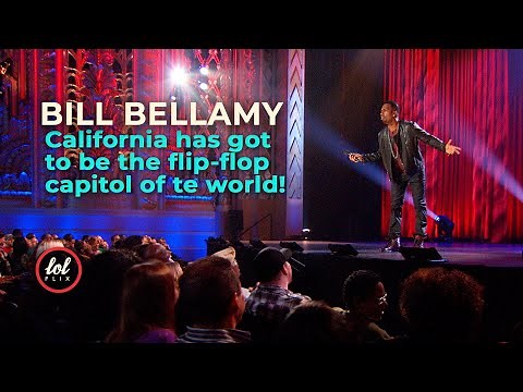 California has got to be the flip-flop capitol of the world 🎤😂👏🏼 Bill Bellamy #comedy