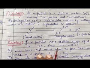 Properties of alpha, beta and gamma rays