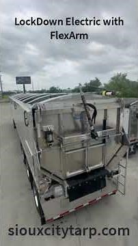 Walinga Belt Trailer with our LockDown FlexArm Tarp System