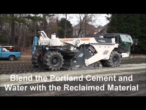 Full Depth Reclamation with Portland Cement Stabilization - Chapel Hill Country Club